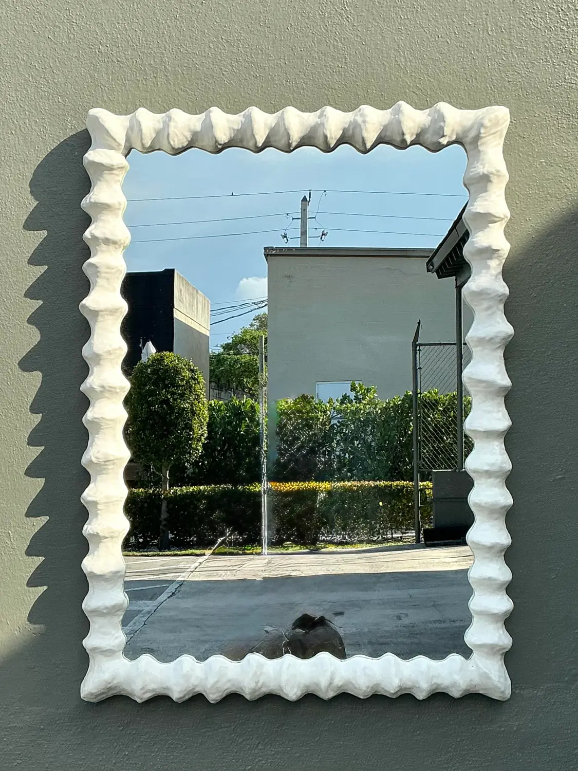 Vintage Oly “Clyde” Mirror - Side view