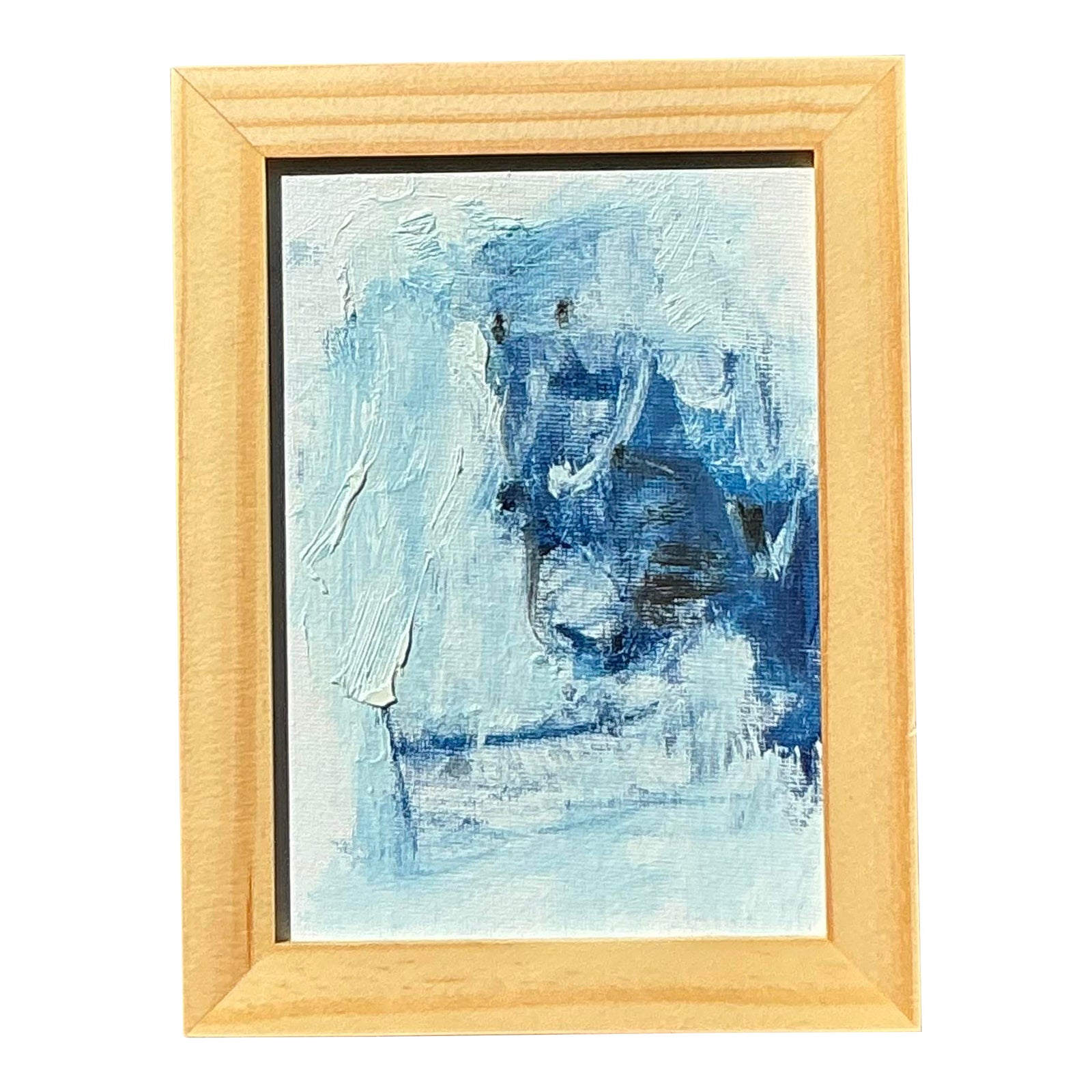 Vintage Original Abstract Oil Painting on Board
