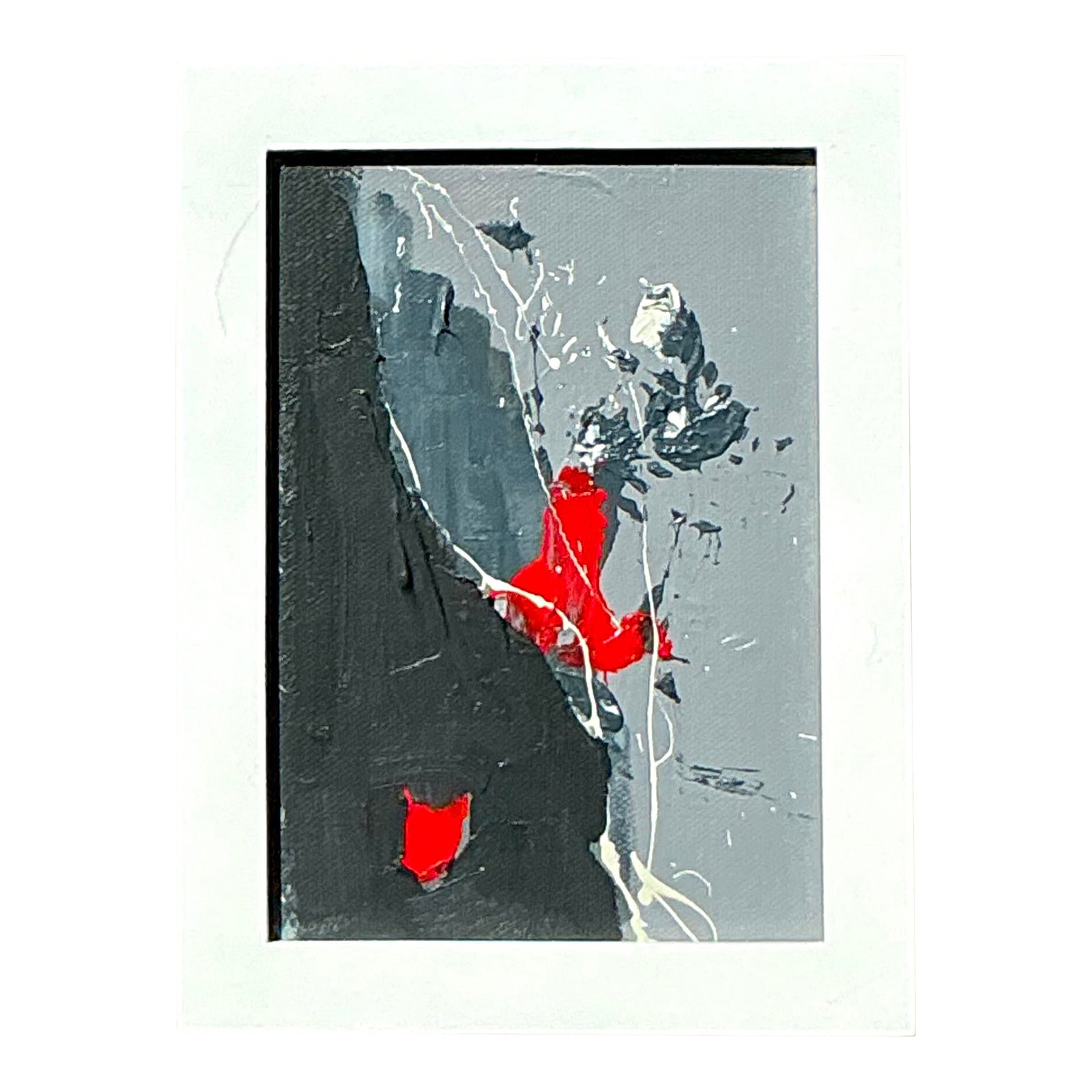 Vintage Original Abstract Oil Painting on Canvas