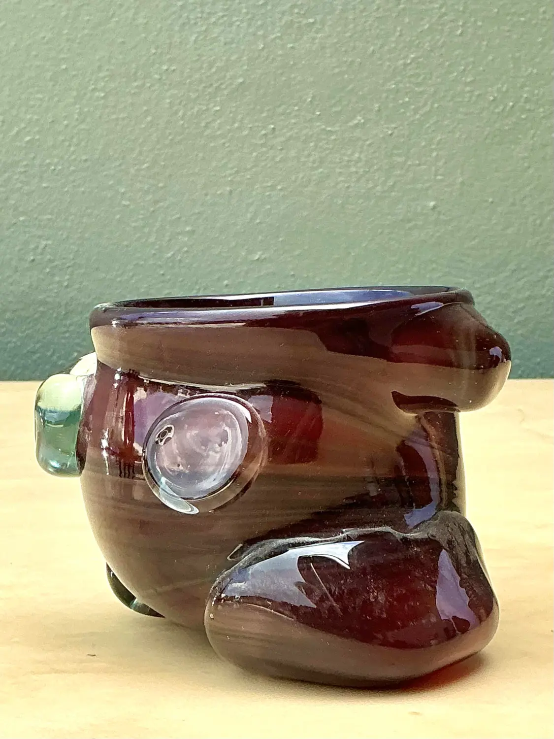 Vintage Original Art Glass Bowl - Side view