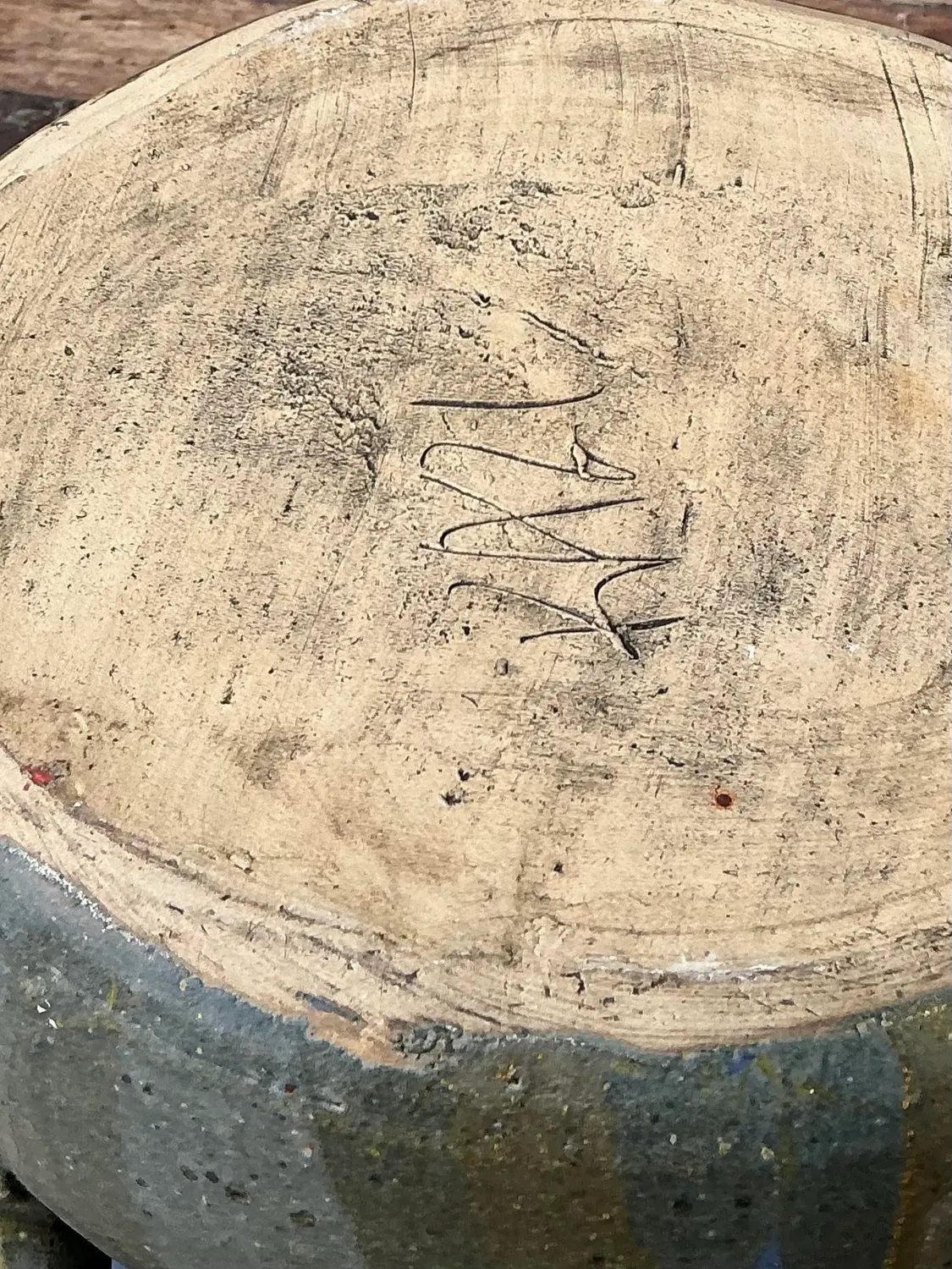 Vintage Original Crimped Edge Serving Platter - Detail view