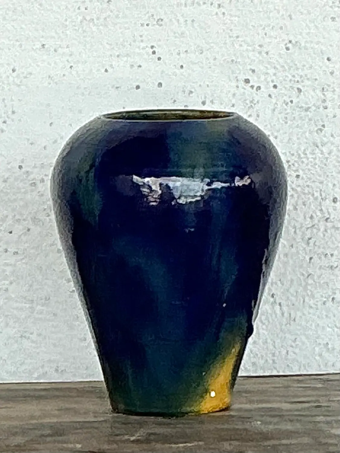 Vintage Original Glazed Ceramic Vase - Detail view