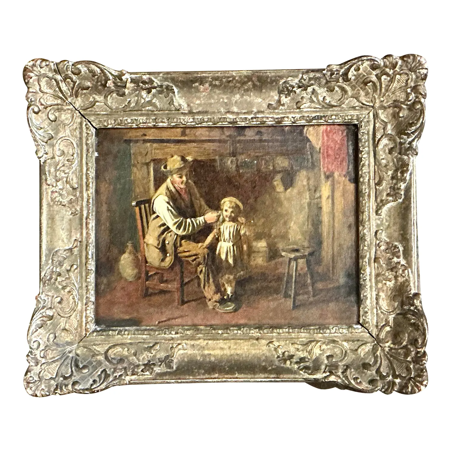 Vintage Original Oil on Canvas