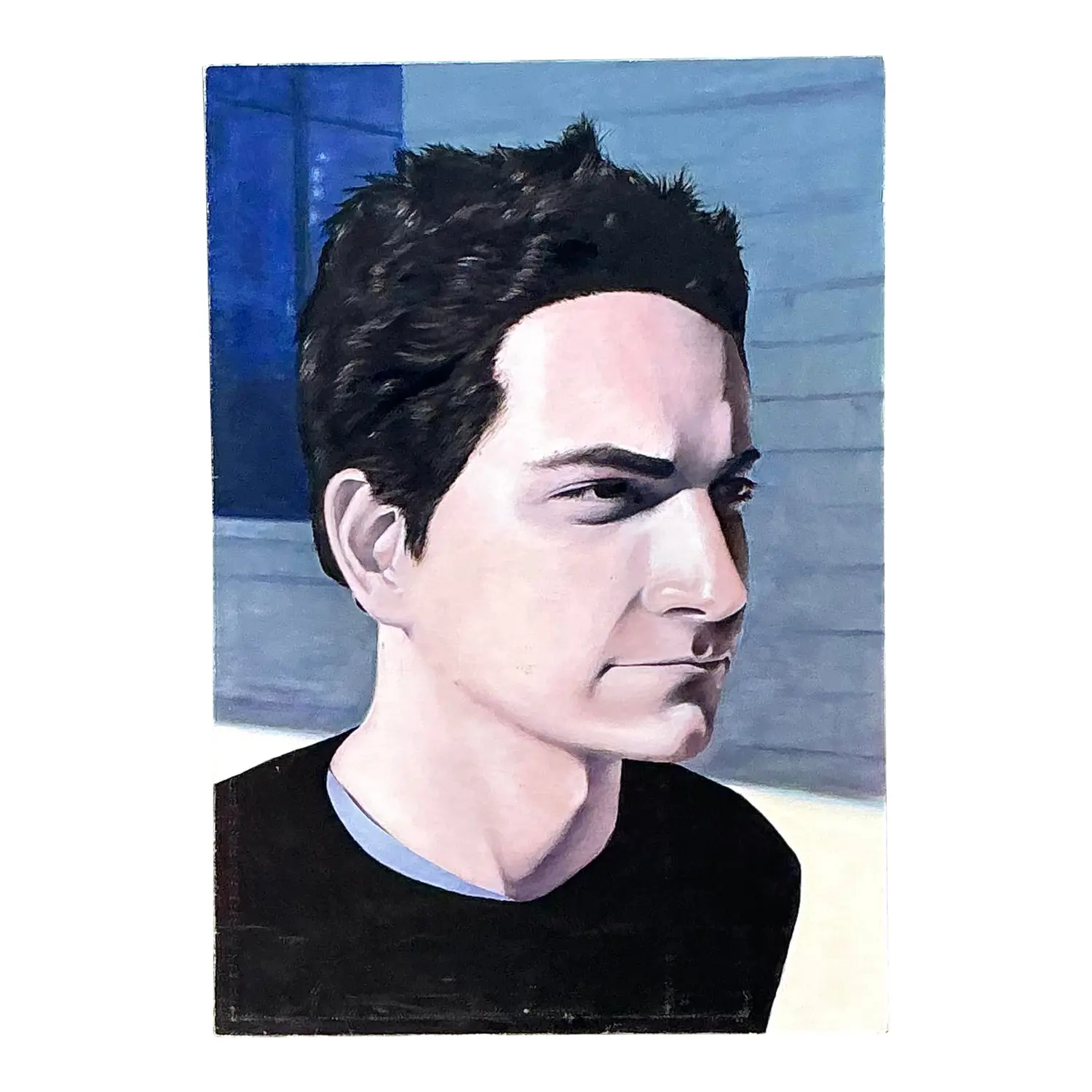 Vintage Original Oil Portrait on Canvas