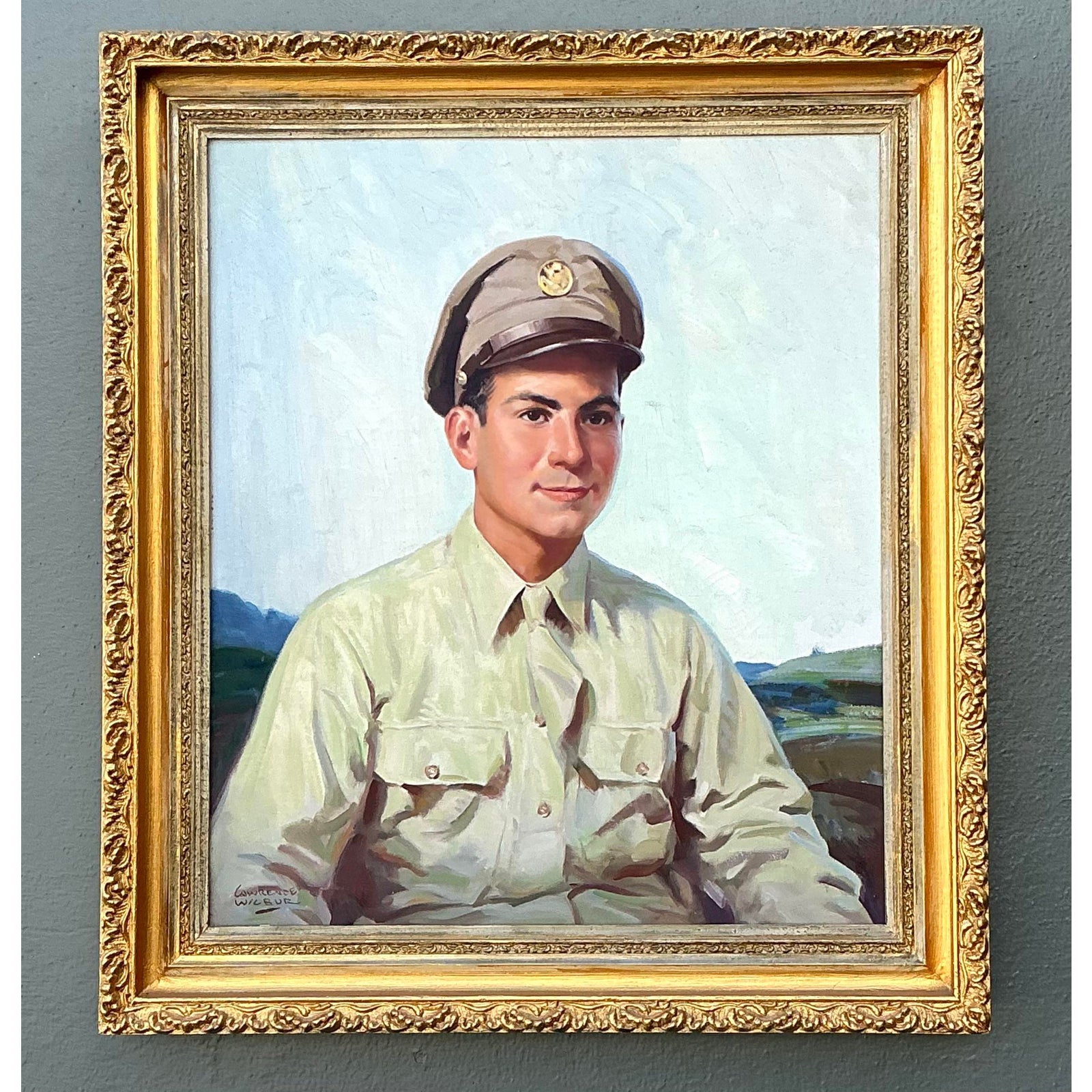 Vintage Original Portrait of Man in Uniform