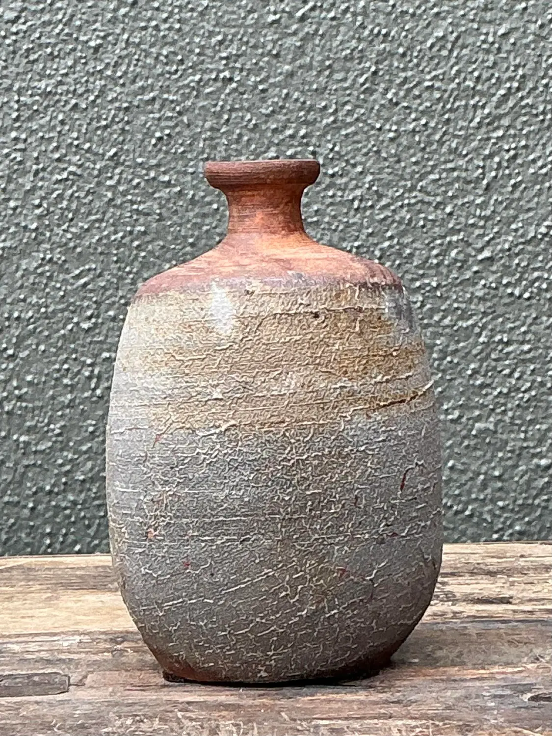 Vintage Original Raku Studio Pottery - Detail view