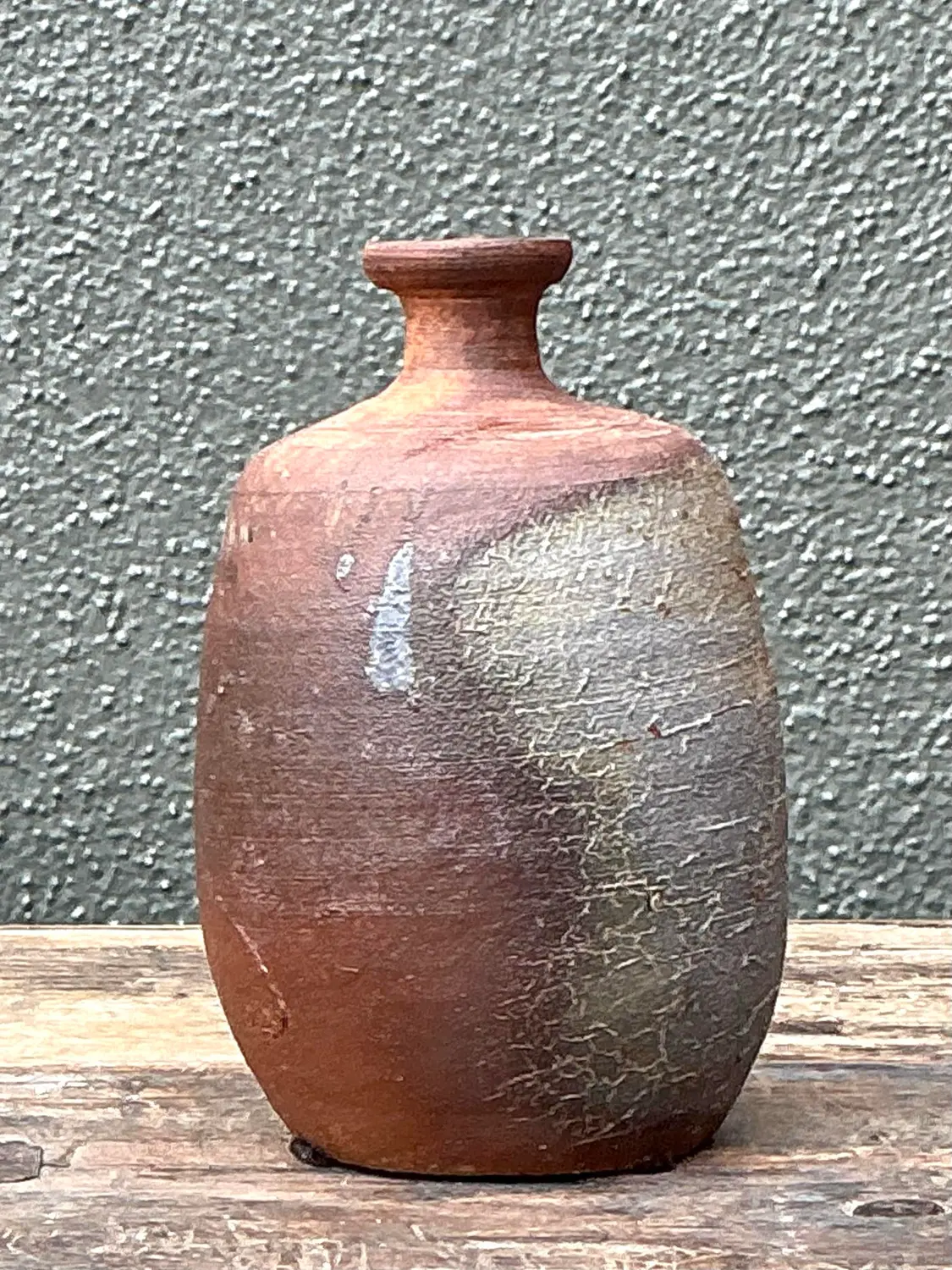 Vintage Original Raku Studio Pottery - Top view