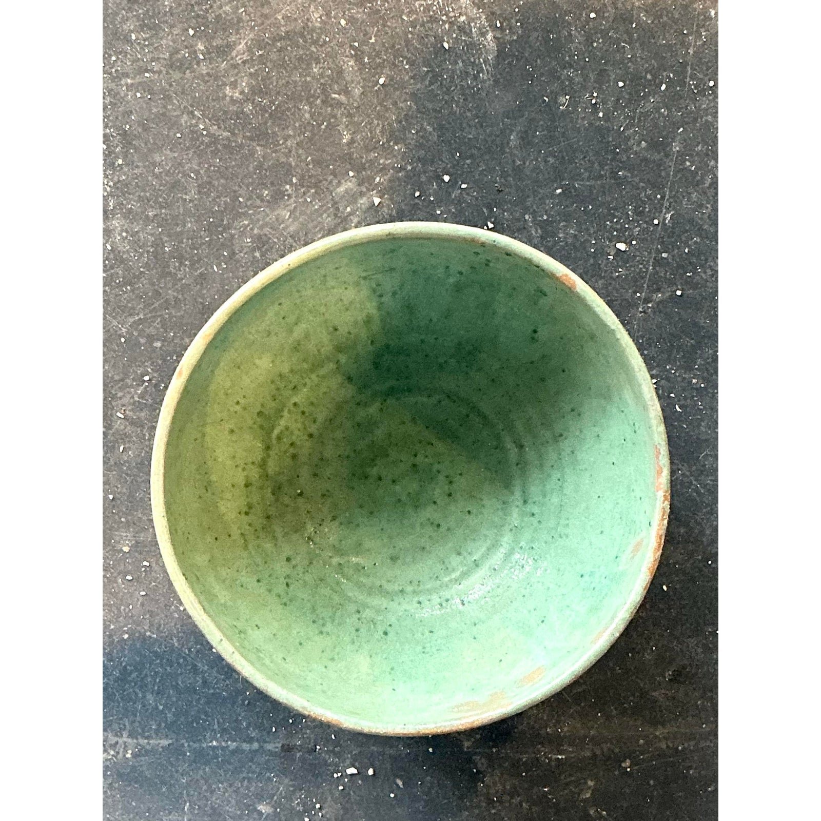 Vintage Original Studio Pottery Bowl - Top view