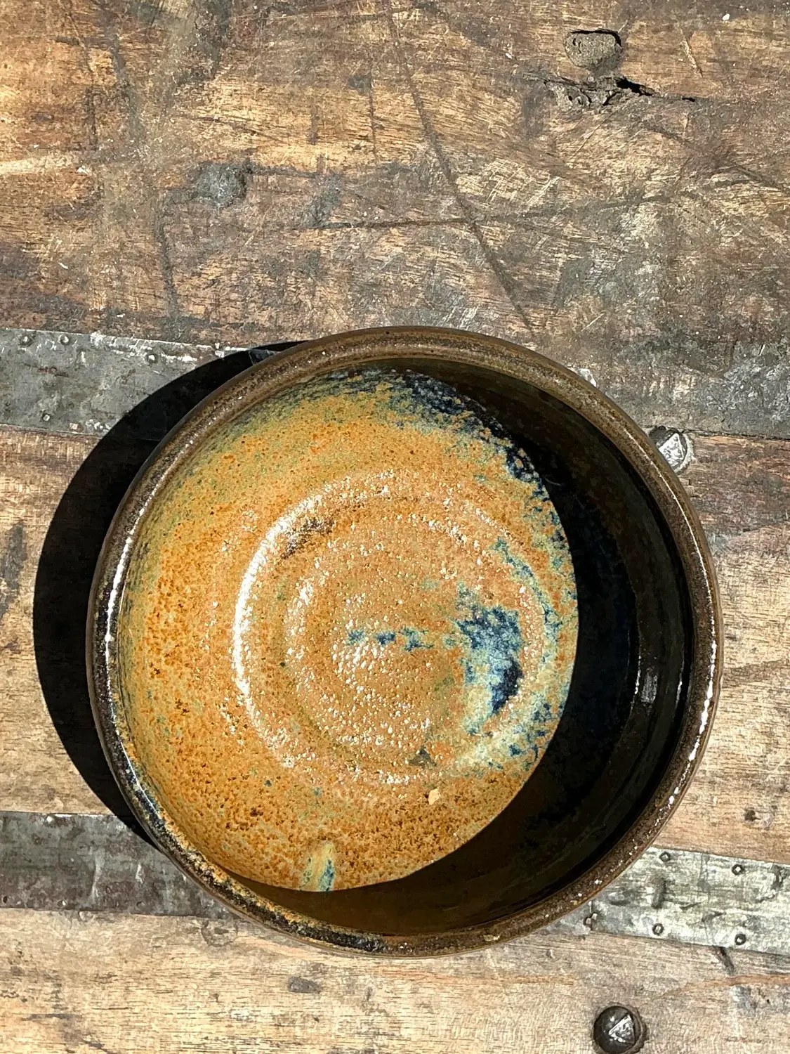 Vintage Original Studio Pottery Bowl - Top view