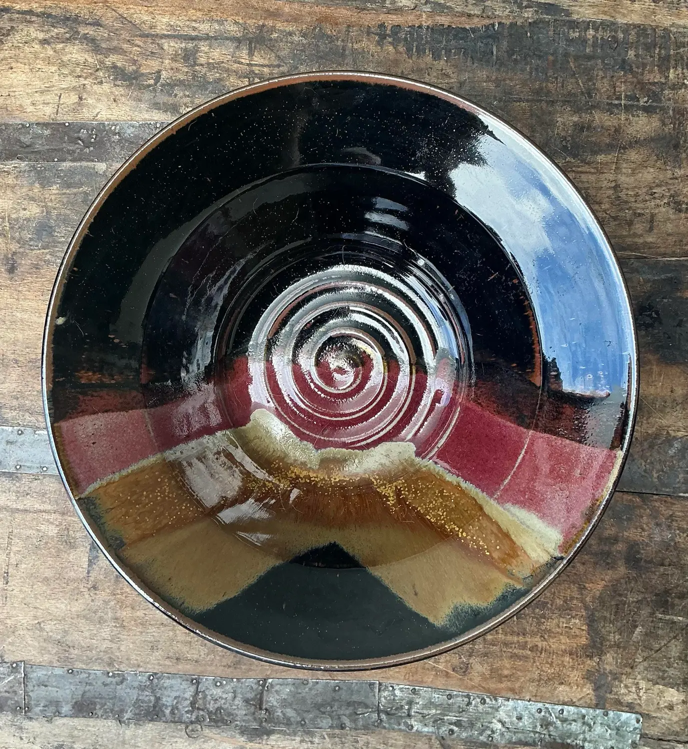 Vintage Original Studio Pottery Bowl - Top view