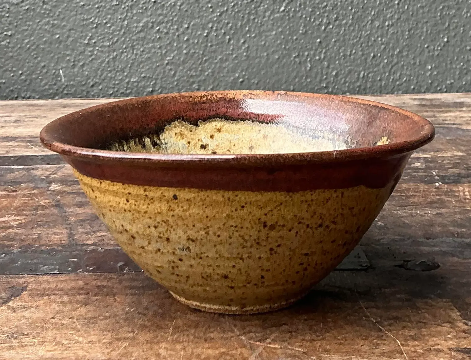 Vintage Original Studio Pottery Bowl - Side view