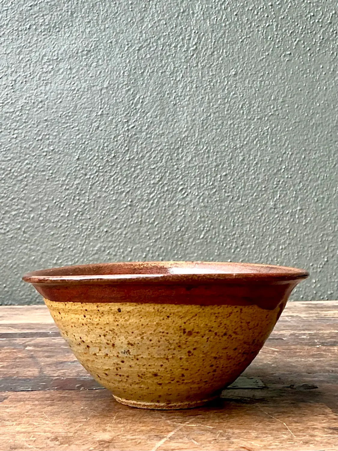 Vintage Original Studio Pottery Bowl - Back view