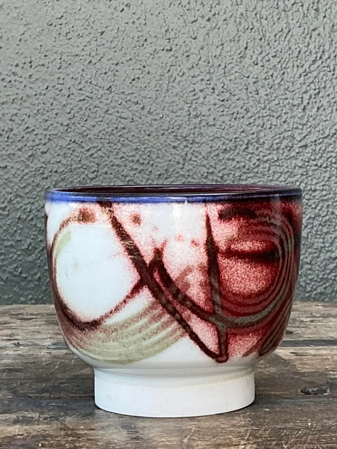 Vintage Original Studio Pottery Bowl - Top view