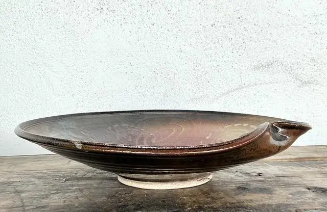 Vintage Original Studio Pottery Charger - Top view