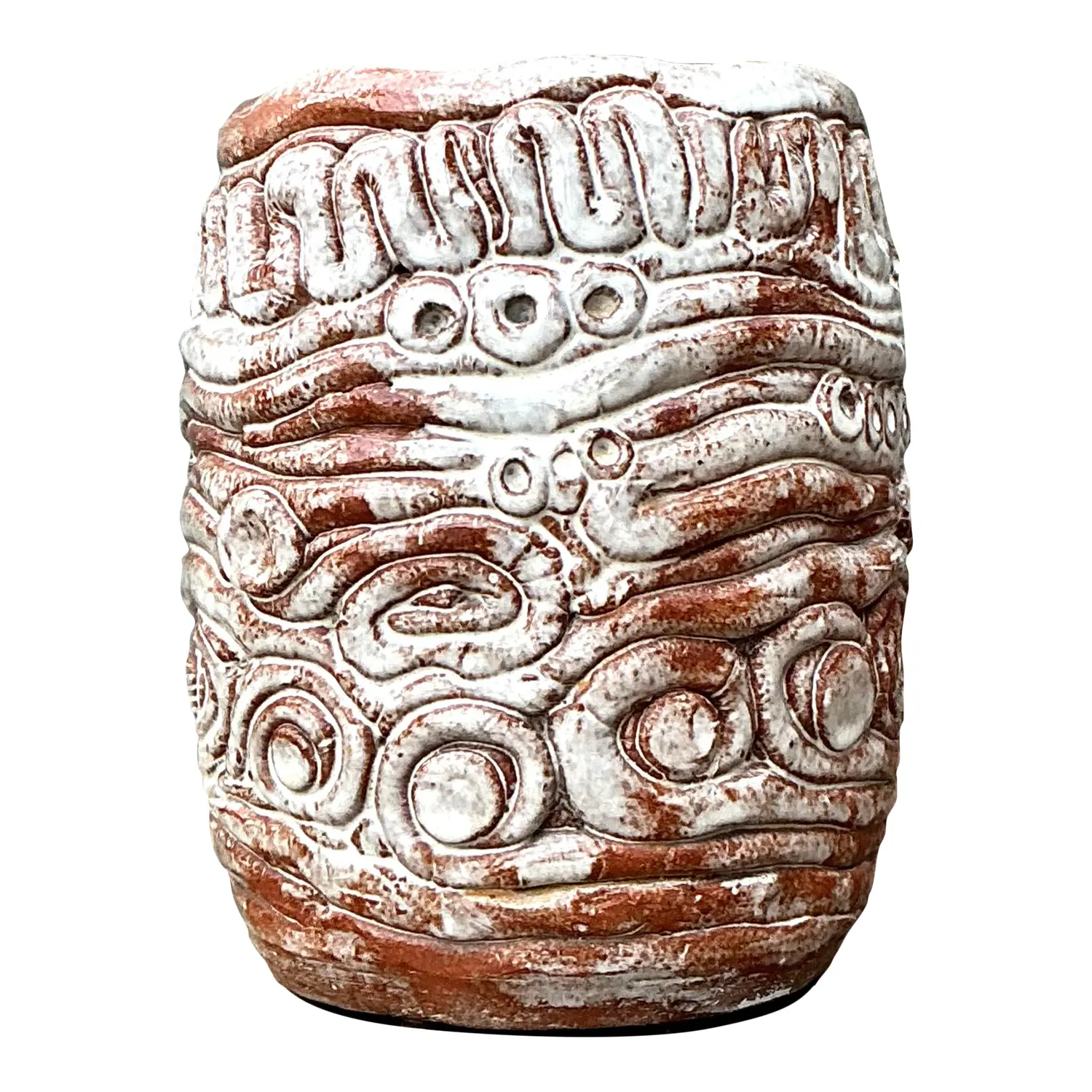 Vintage Original Studio Pottery Coil Vase