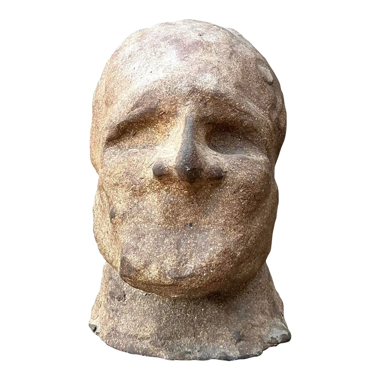 Vintage Original Studio Pottery Head Sculpture