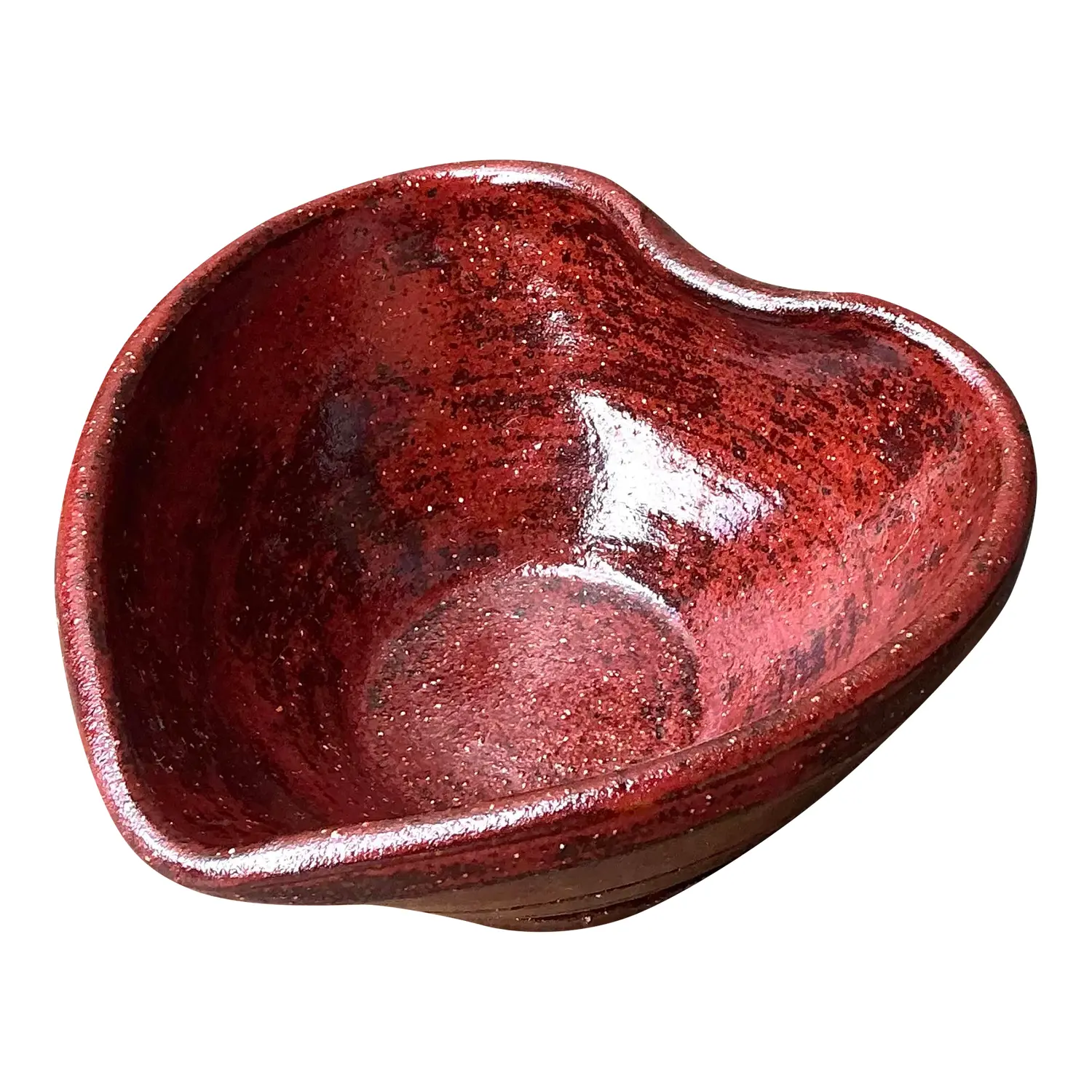 Vintage Original Studio Pottery Heart Bowl