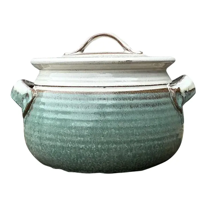 Vintage Original Studio Pottery Lidded Bowl