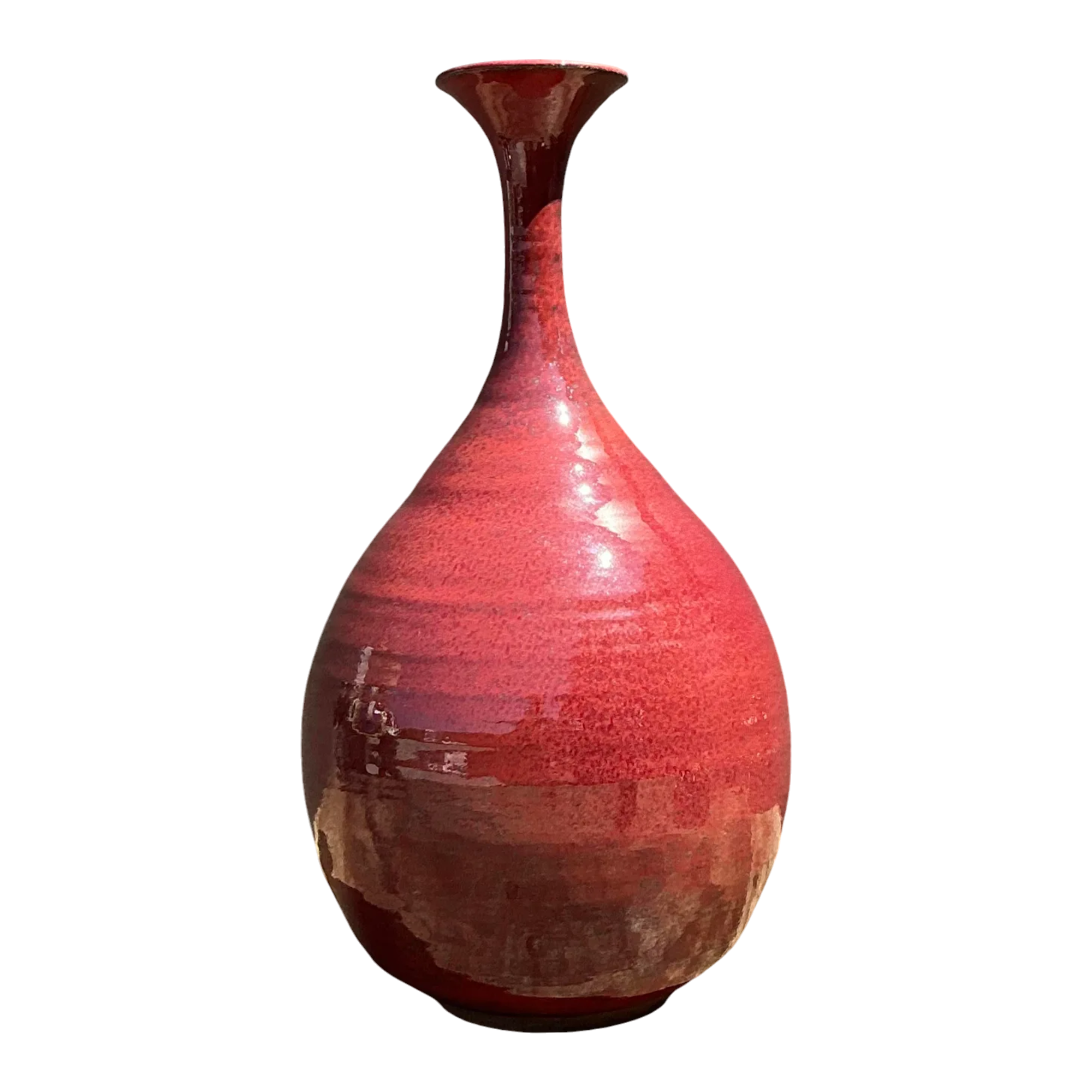 Vintage Original Studio Pottery Long Neck Vase