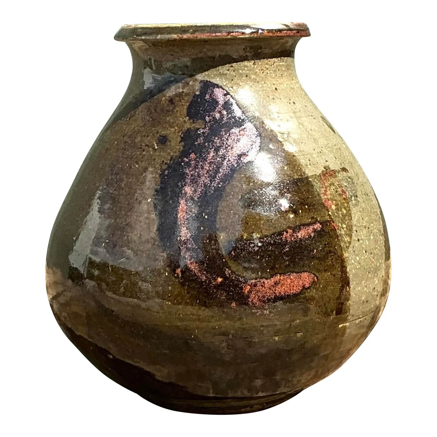 Vintage Original Studio Pottery Swirl Vase