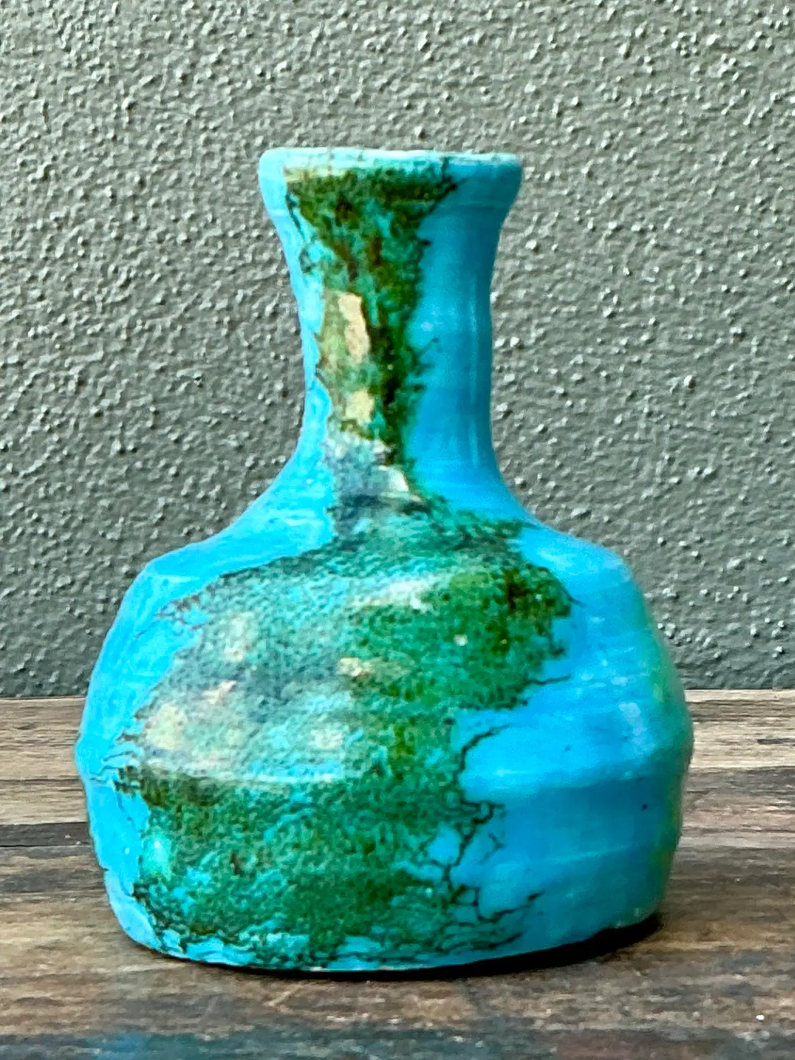 Vintage Original Studio Pottery Vase - Side view