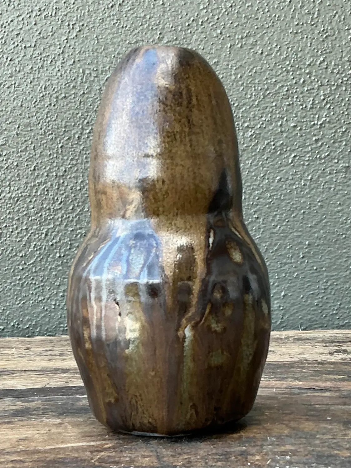 Vintage Original Studio Pottery Vase - Detail view
