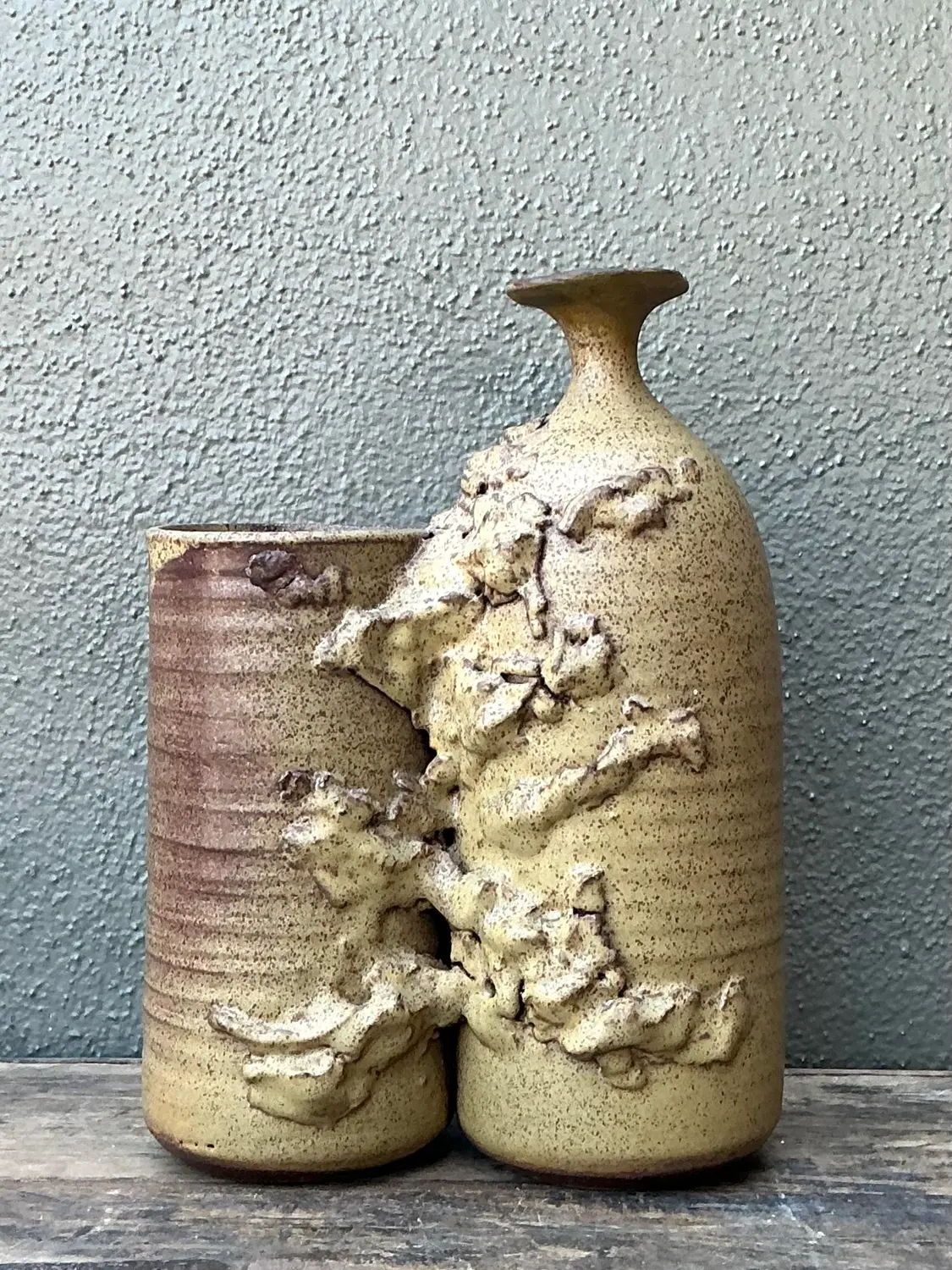 Vintage Original Studio Pottery Vase - Detail view