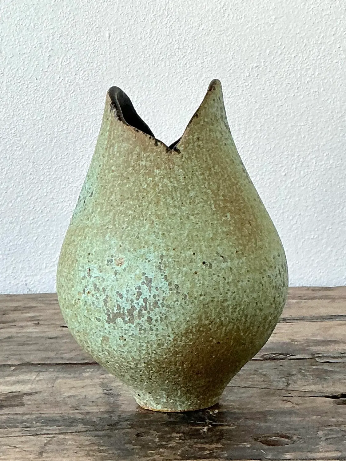 Vintage Original Studio Pottery Vase - Side view