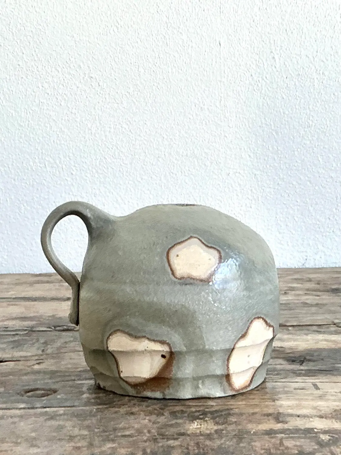Vintage Original Studio Pottery Vase - Back view