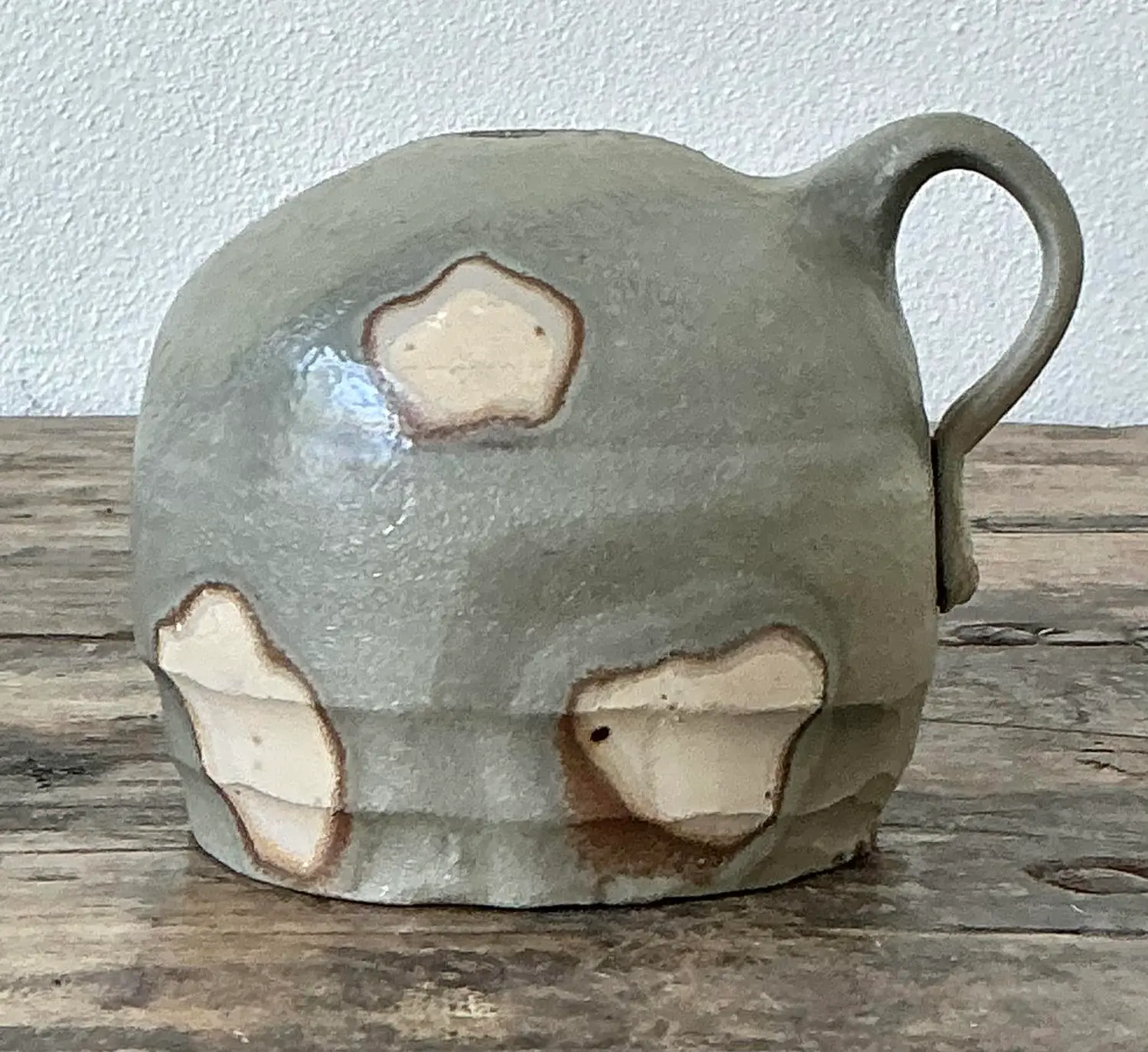 Vintage Original Studio Pottery Vase - Top view