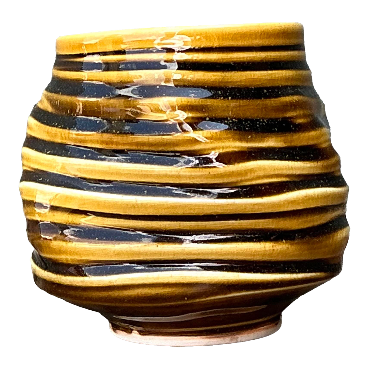 Vintage Original Studio Pottery Vase - Detail view