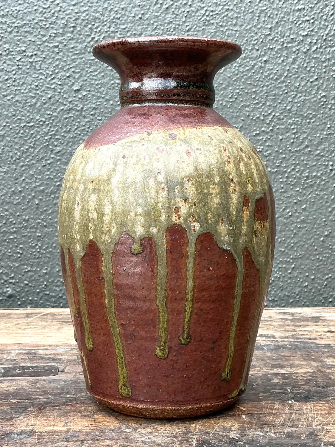 Vintage Original Studio Pottery Vase - Detail view