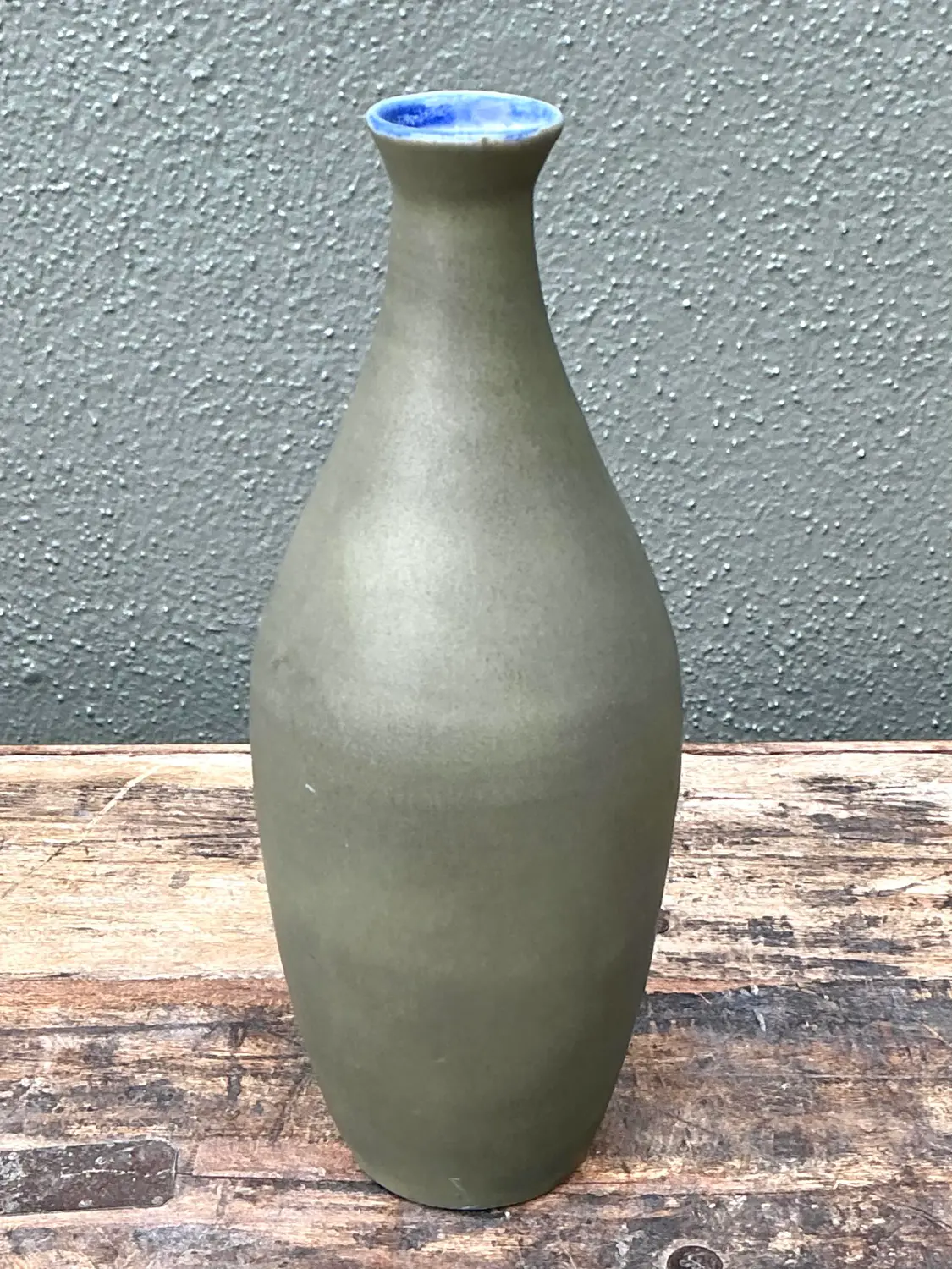Vintage Original Studio Pottery Vase - Top view