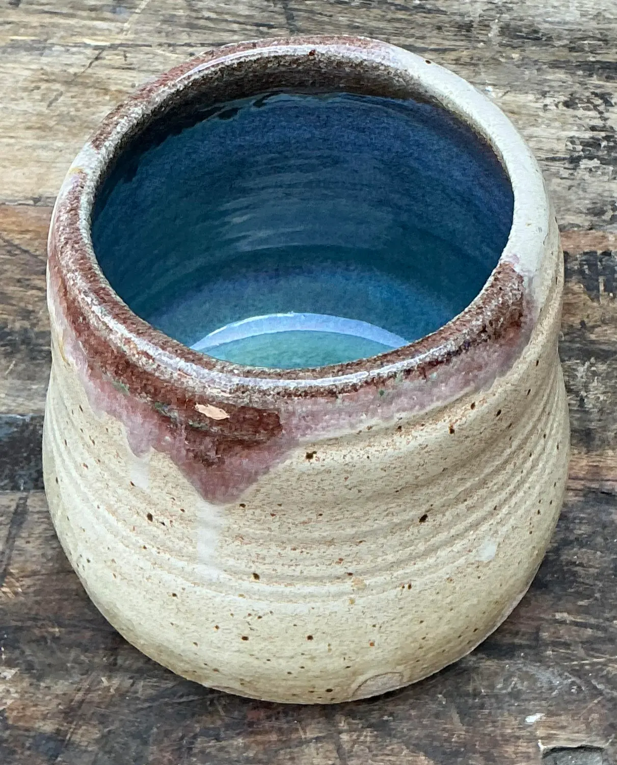 Vintage Original Studio Pottery Vase - Detail view