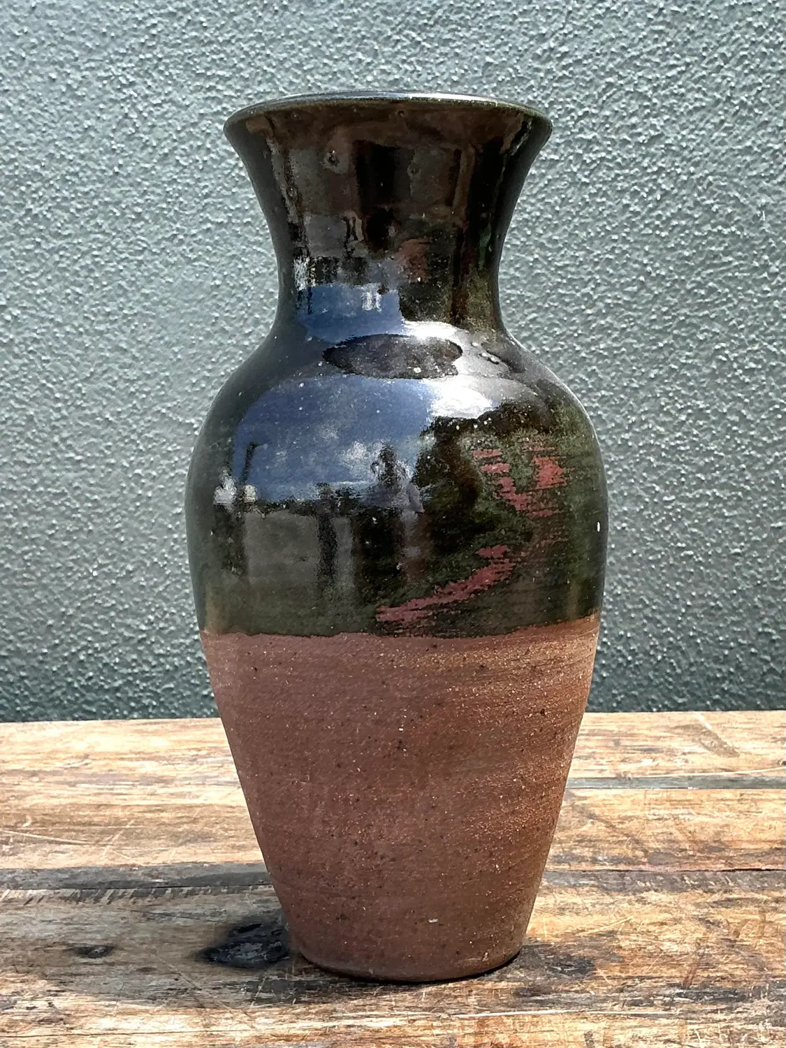 Vintage Original Studio Pottery Vase - Detail view