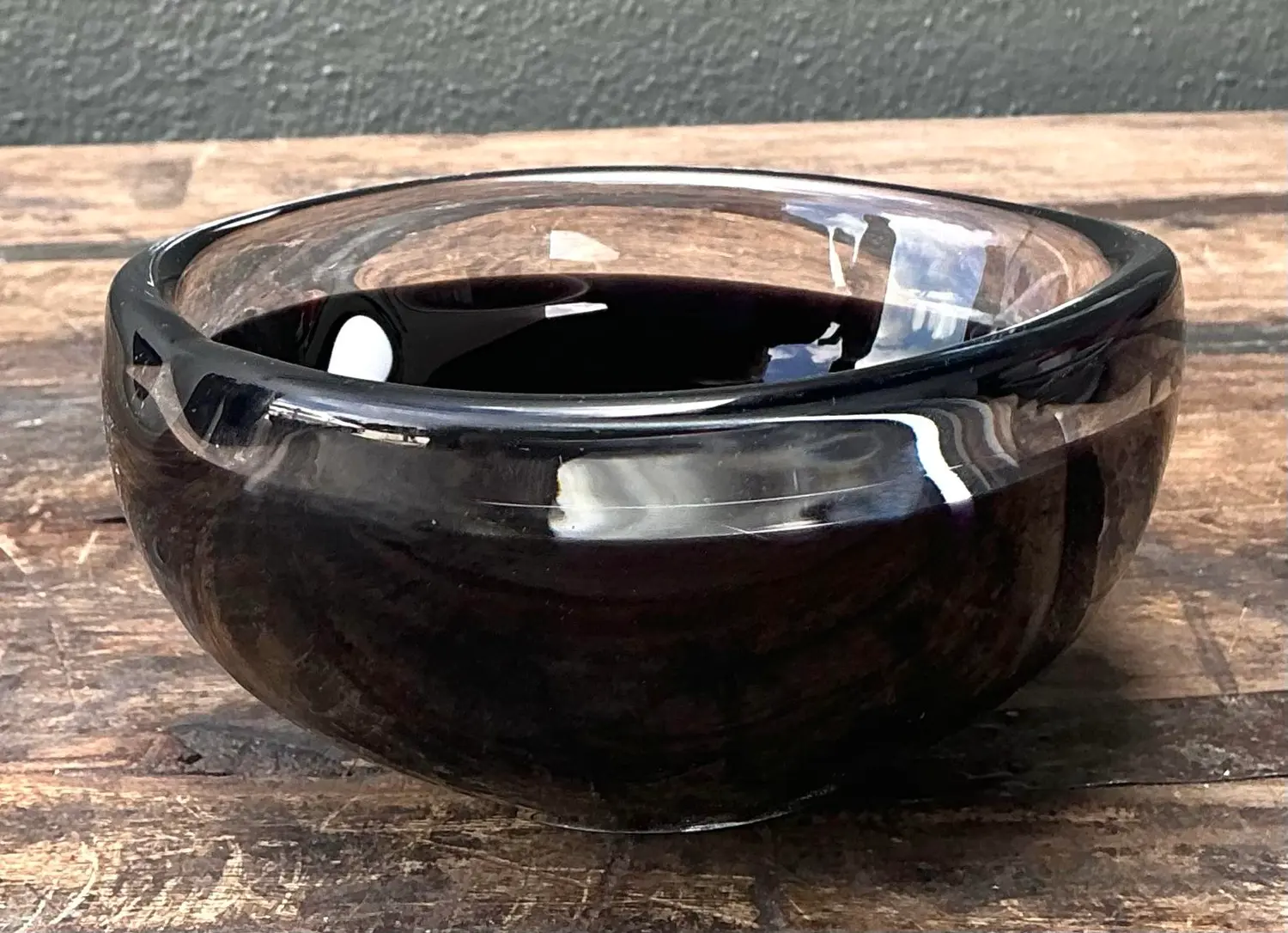 Vintage Orrefors Glass Bowl - Side view