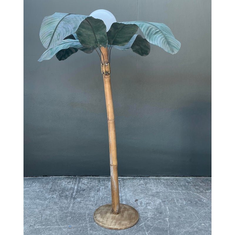 Vintage Palm Tree Floor Lamp - Side view