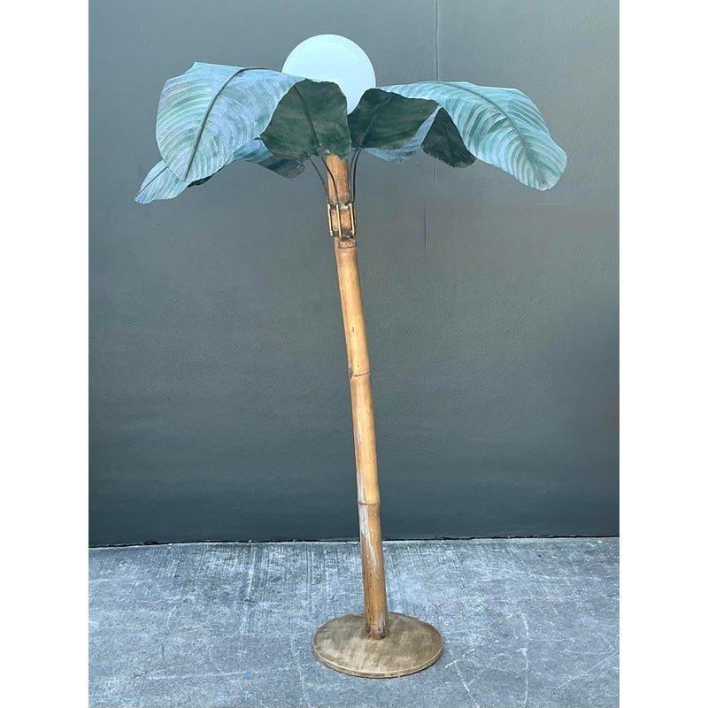 Vintage Palm Tree Floor Lamp - Top view