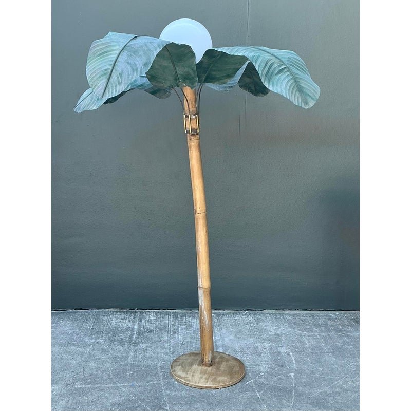 Vintage Palm Tree Floor Lamp - Detail view