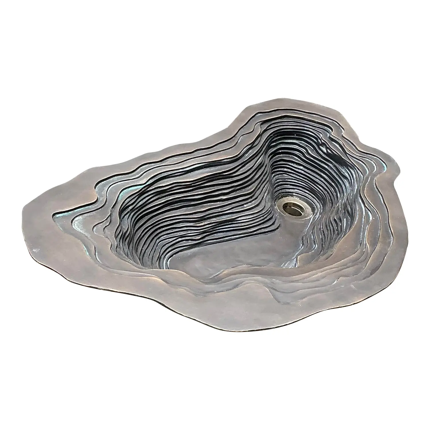 Vintage Patinated Bronze Sink