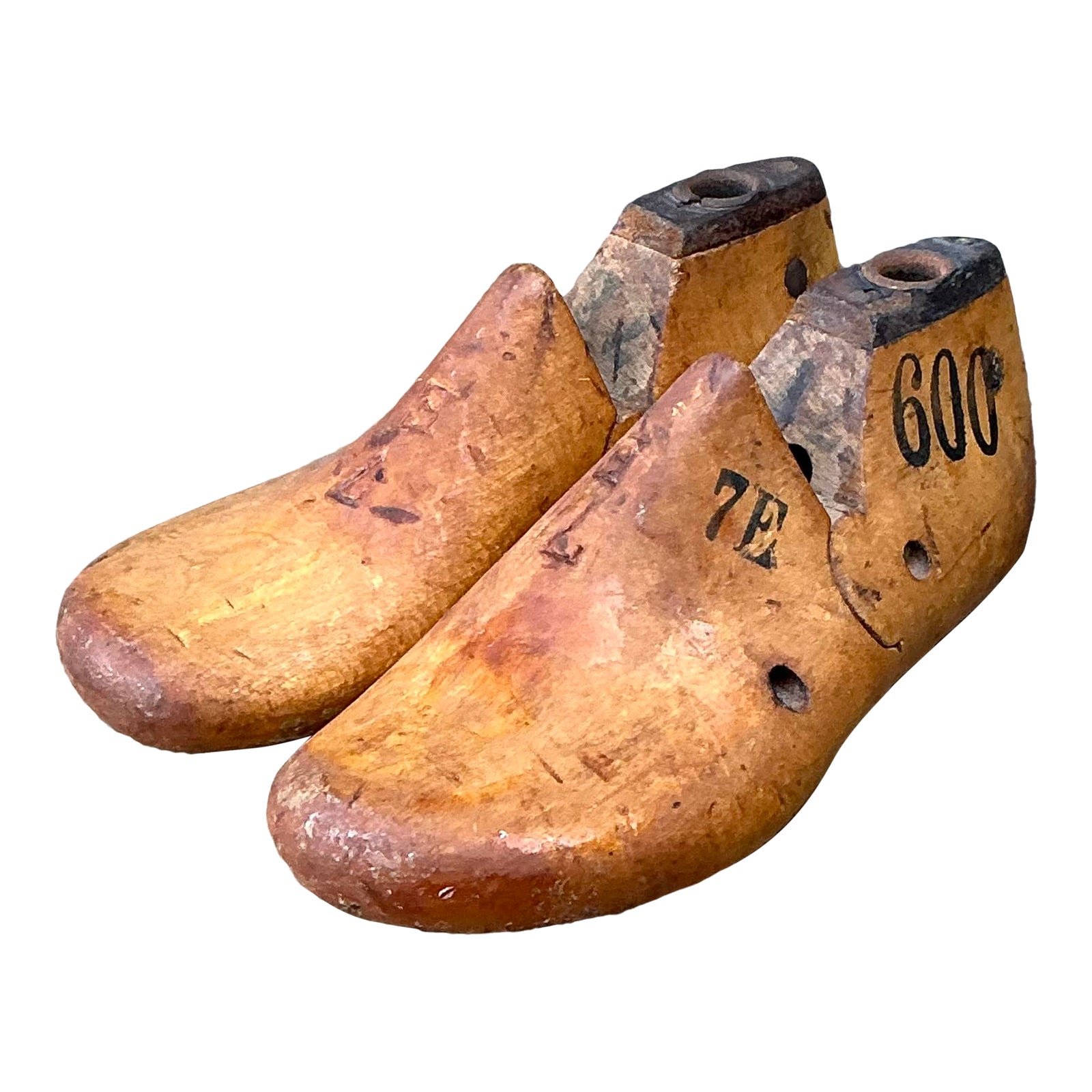 Vintage Patinated Show Lasts - Set of 2