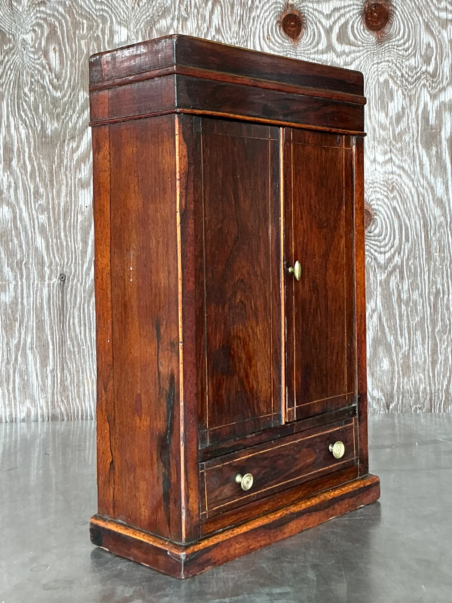 Vintage Petite Treasure Cabinet - Side view