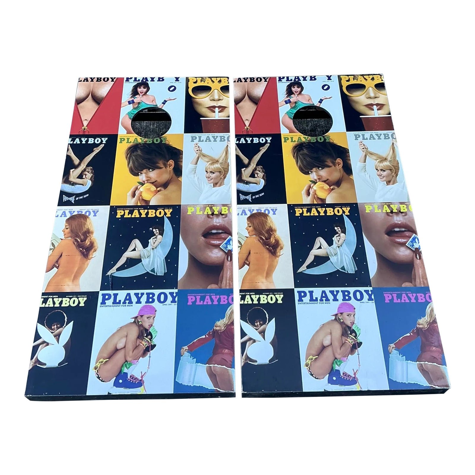 Vintage Playboy Cornhole Games - Set of 2