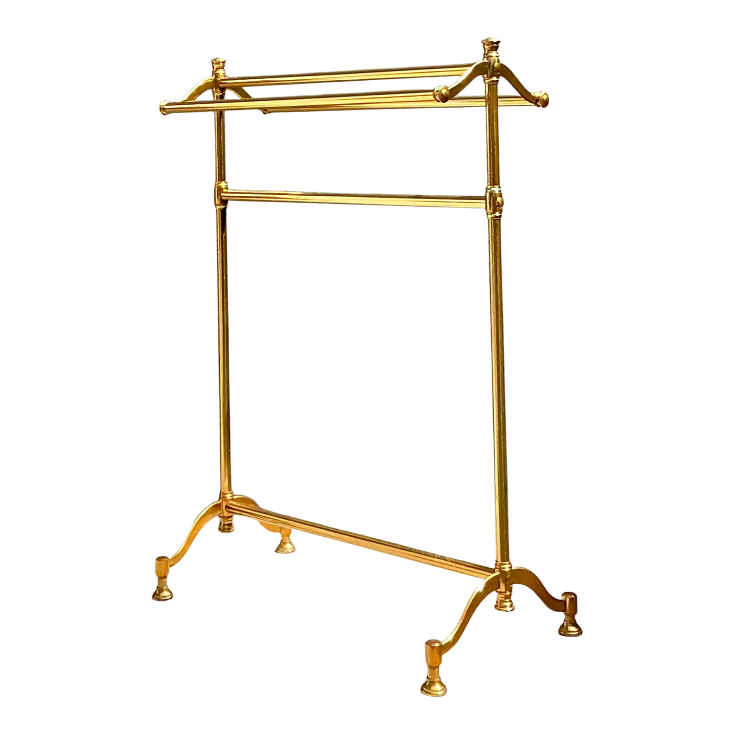 Vintage Polished Brass Blanket Rail