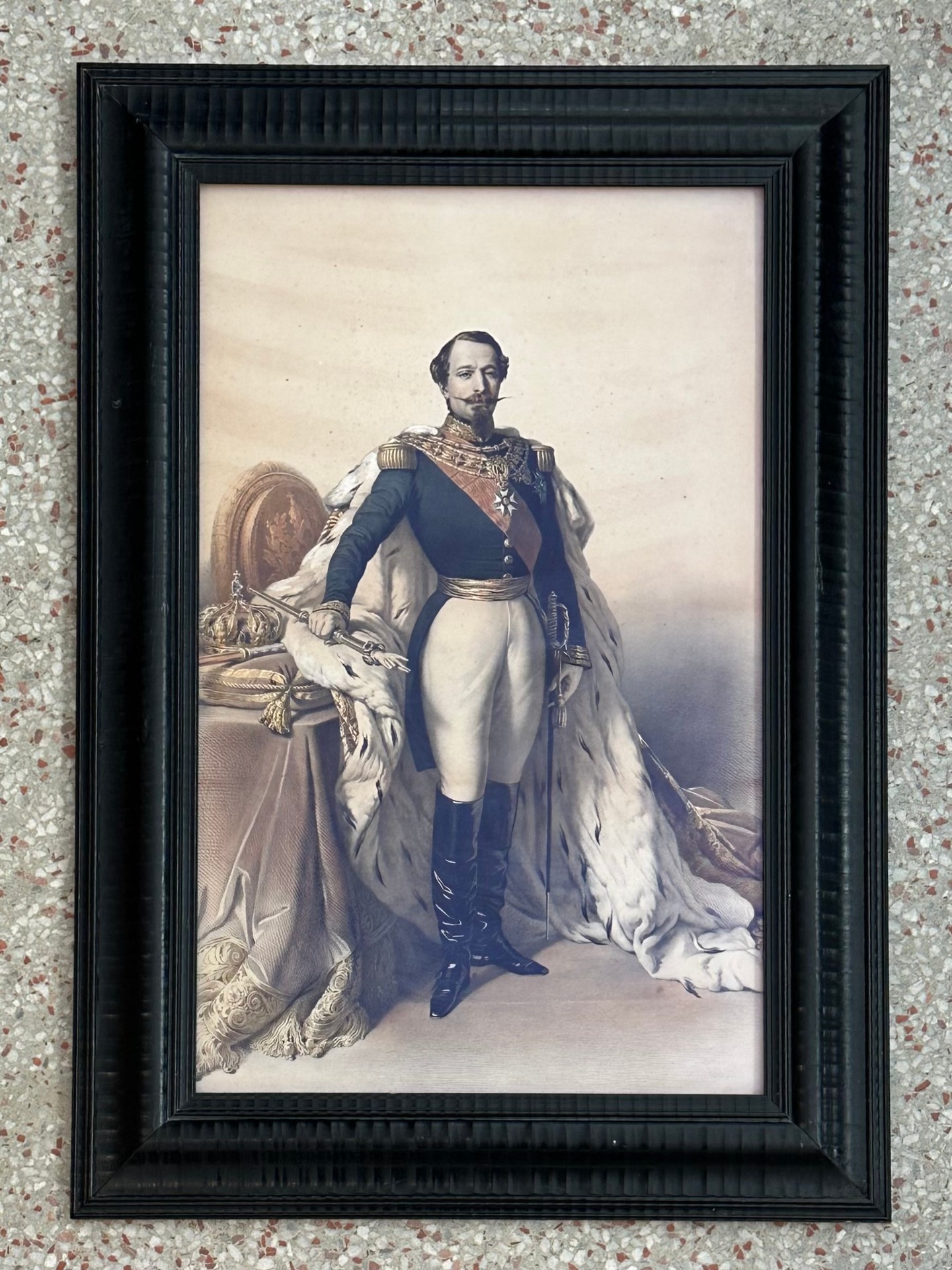 Vintage Portrait of Napoleon - Detail view