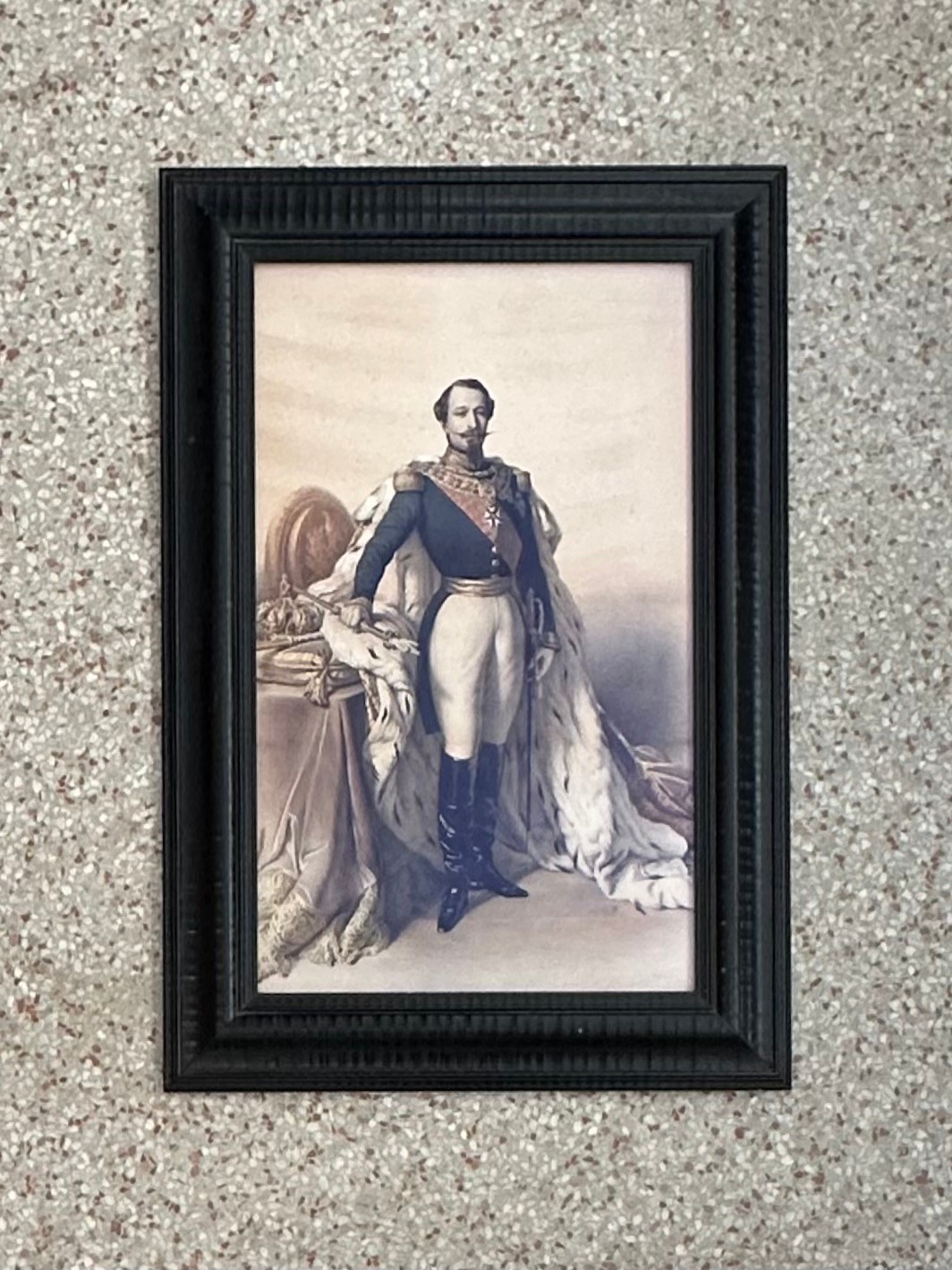 Vintage Portrait of Napoleon - Top view
