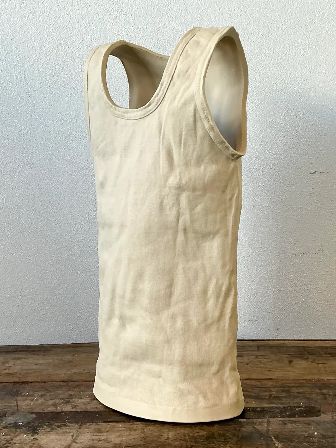 Vintage Postmodern Original Michael Harvey Sculpture of Tank Top - Side view