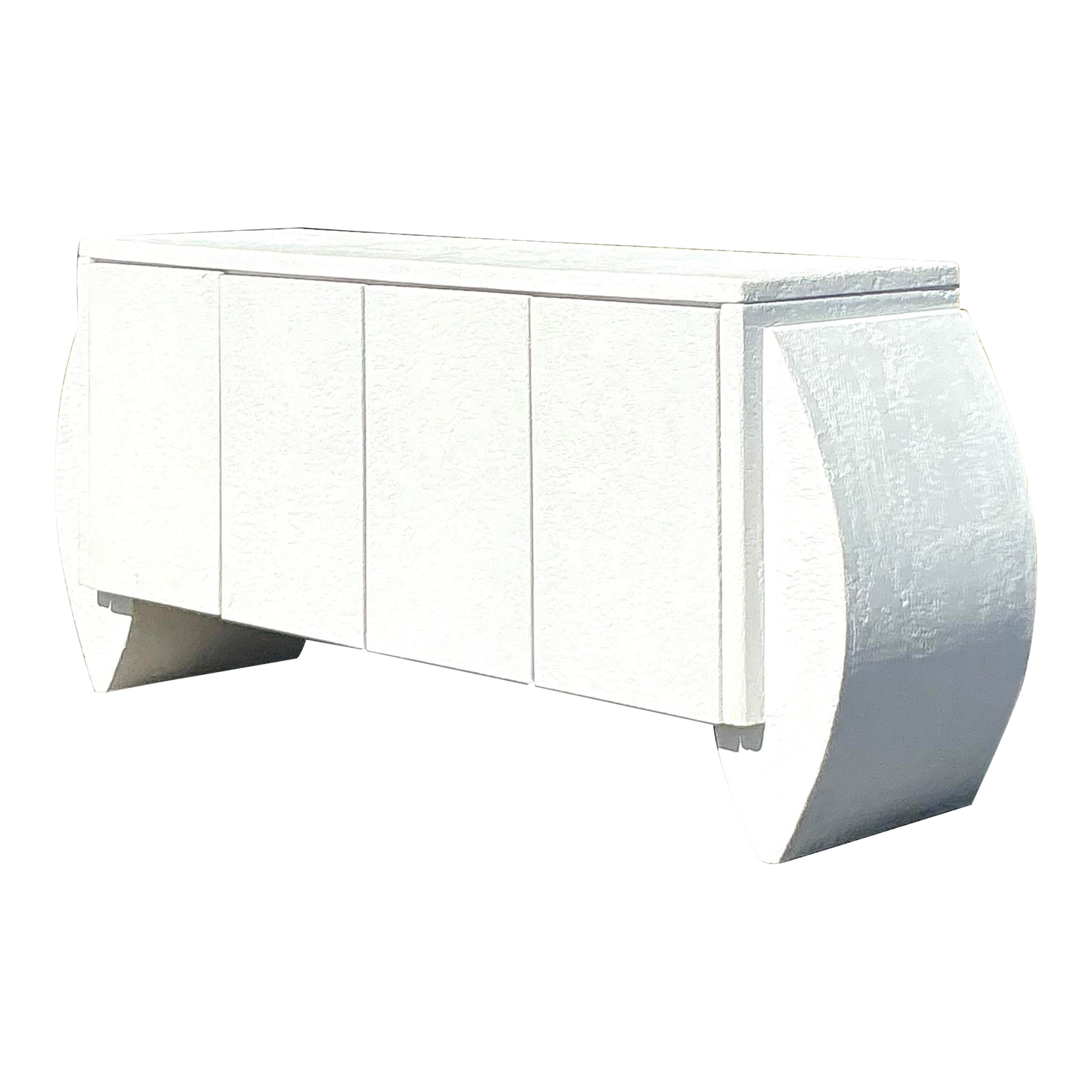 Vintage Postmodern Plaster Credenza - Detail view