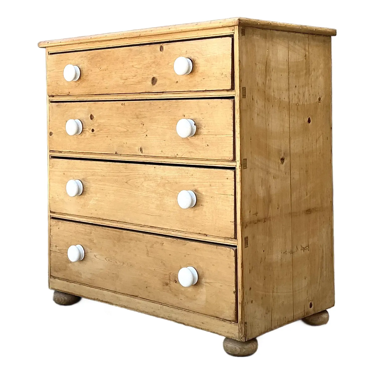 Vintage Primitive Pine Chest of Drawers