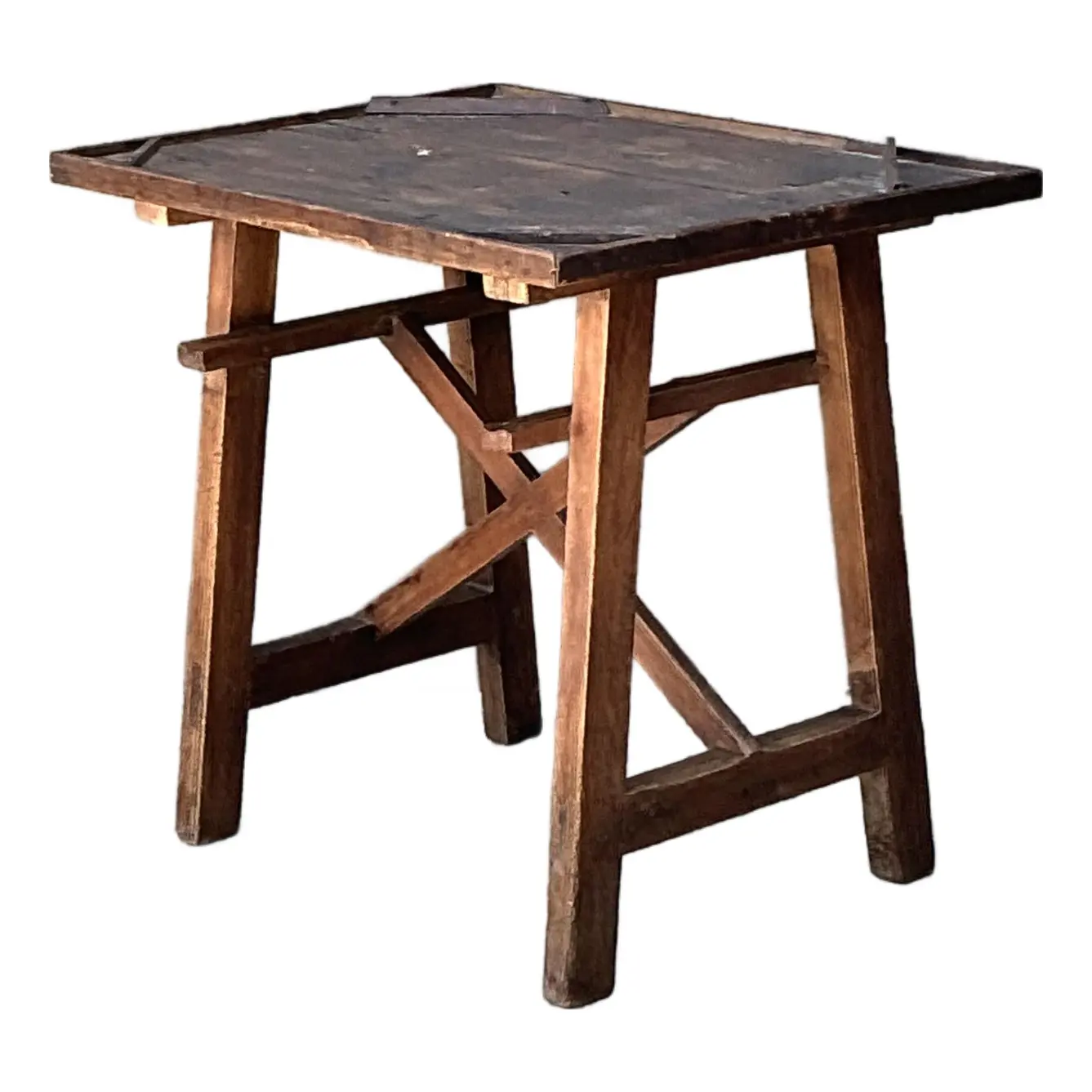 Vintage Primitive Side Table